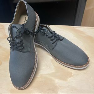 Calvin Klein dress shoes with white soles
